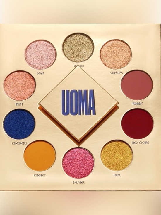 Uoma Beauty Other - UOMA Eye Shadow Palette Salute to the Sun Set of 10 Metallic Gold LA California